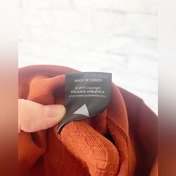 Vitality Balance Athletica Energy Seamless Leggings Burnt Orange - Picture 5 of 6